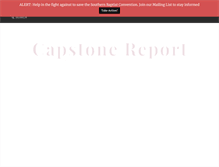 Tablet Screenshot of capstonereport.com